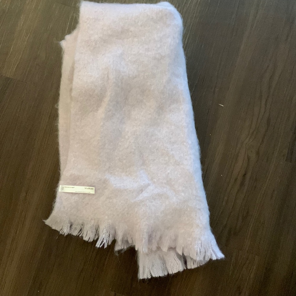 Lilac fuzzy Urban Outfitters scarf
